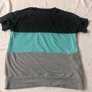 stripped tee shirt, shein, size medium